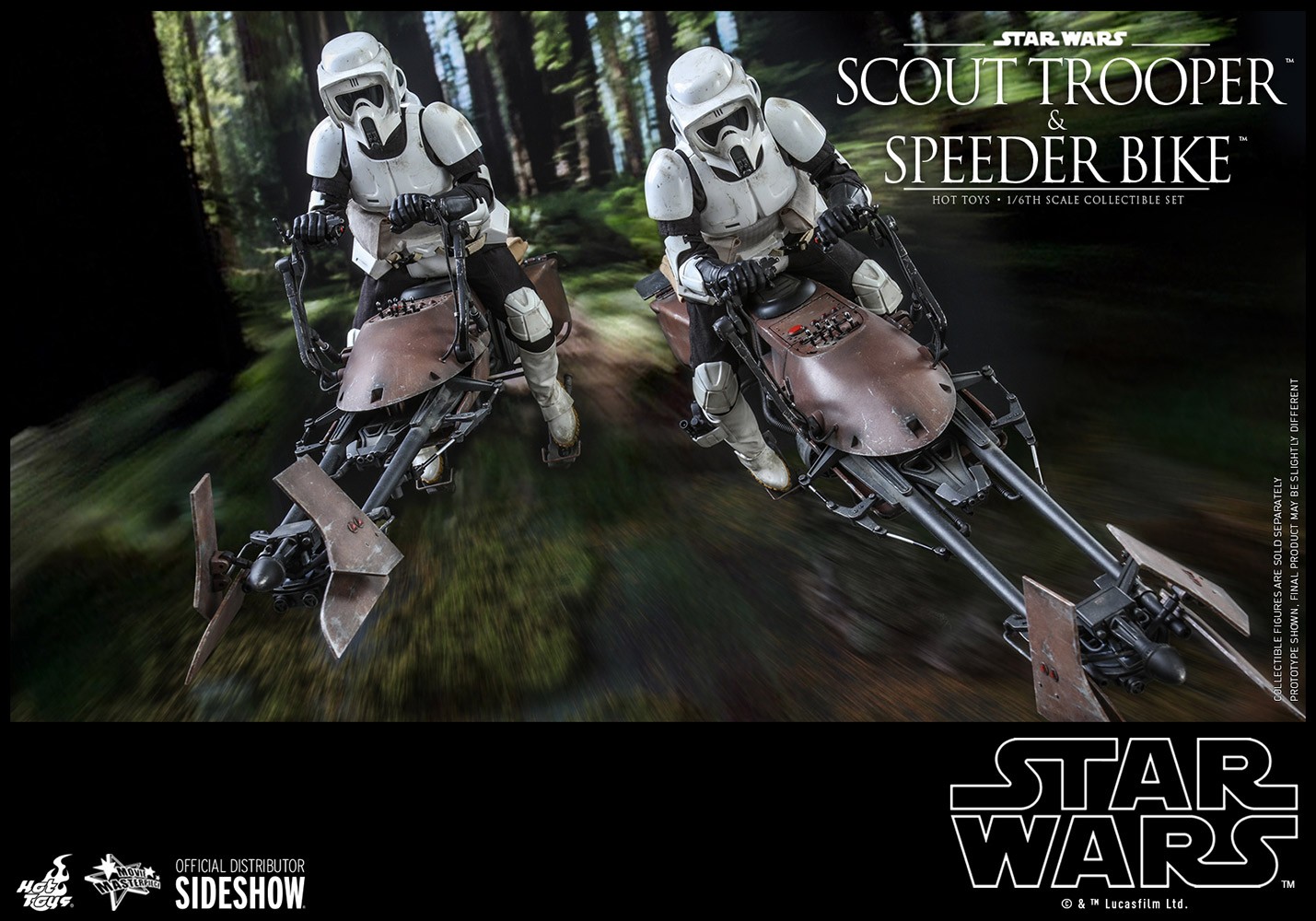 Scout Trooper - Sixth Scale Figure Set by Hot Toys